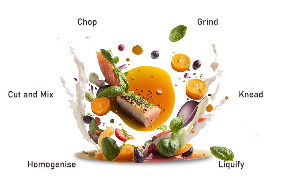 Meat-Vegetable Chopping (Mincing Blade) and Hummus Machine